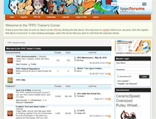 Tablet Screenshot of forums.tppc.info